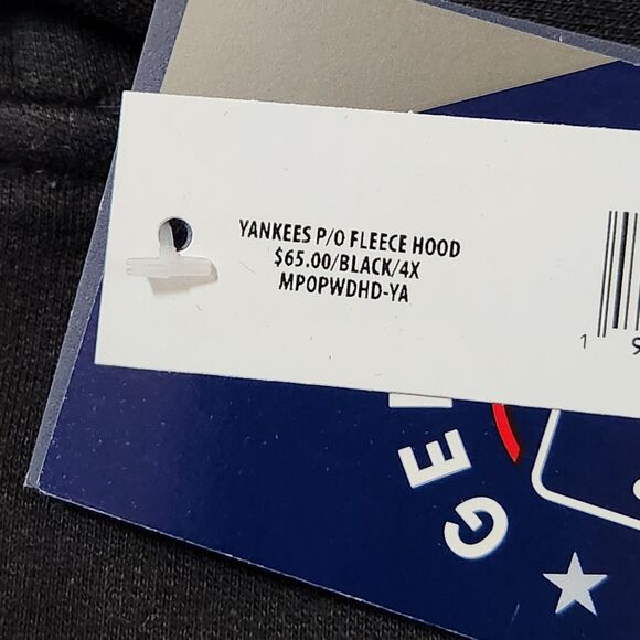 Fanatics New York Yankees Hoodie | Men’s Size 4XL Black - Picture 3 of 9